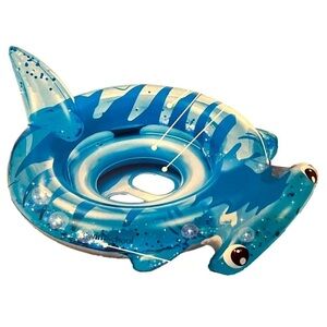 ♥️Sharkie Glitter baby boat by SwimSchool- Level - 6 to 18 months baby float